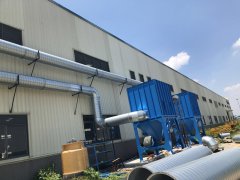 工厂废气处理天泽员工施工现场